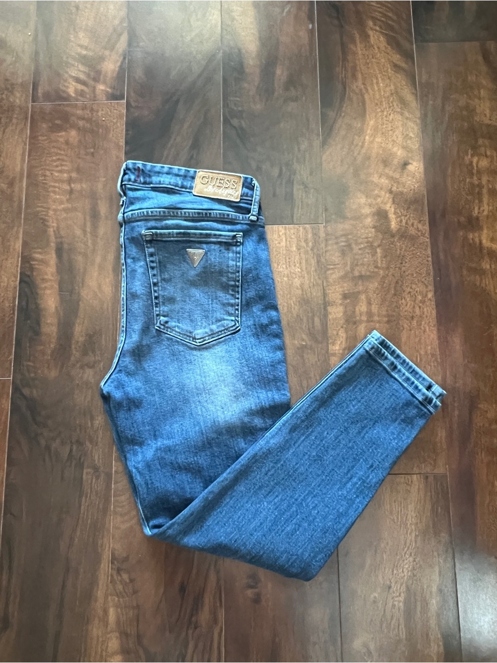 Vintage Guess Patchwork High Rise Skinny Jeans - Picture 3 of 7